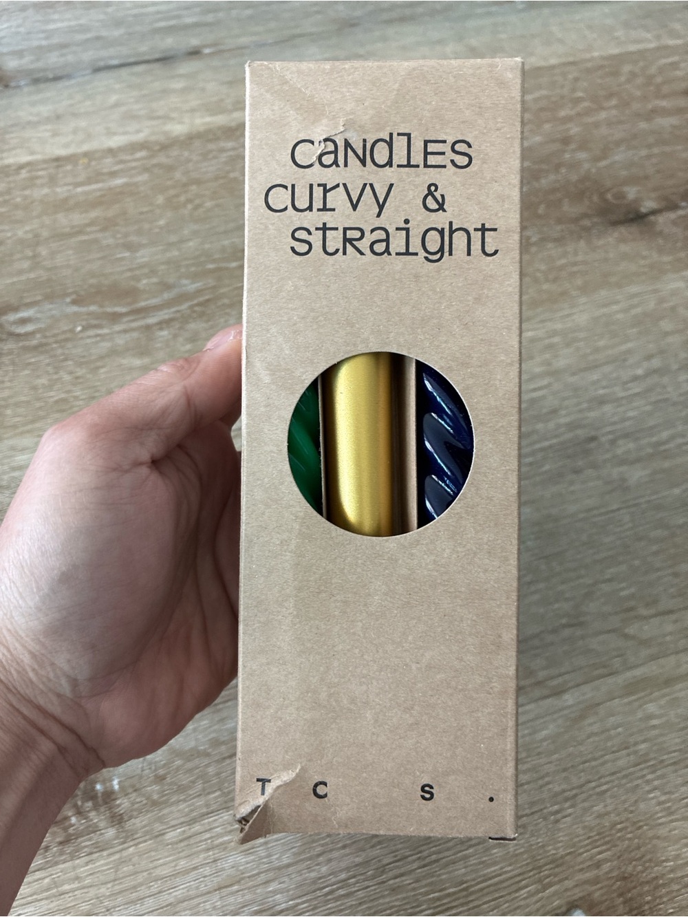 The Conran Shop Candles Set of 6 Curvy & Straight Made in Italy New